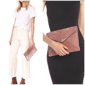Rebecca Minkoff Leo Crushed Velvet Clutch